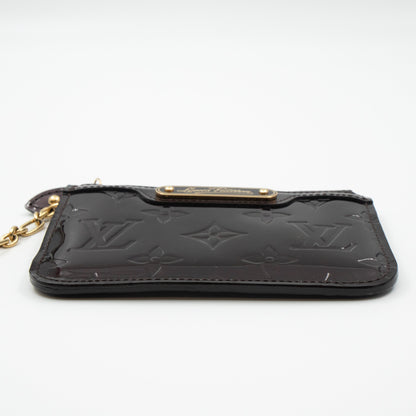 Louis-vuitton Key Pouch Vernis Amarante