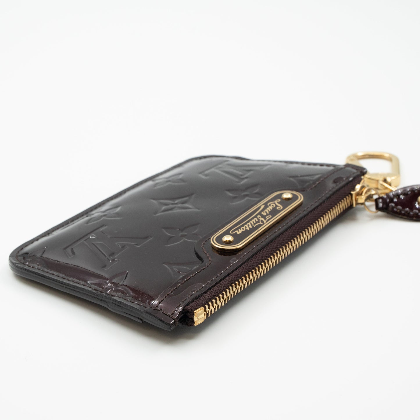 Louis-vuitton Key Pouch Vernis Amarante