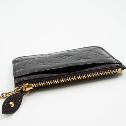 Louis-vuitton Key Pouch Vernis Amarante