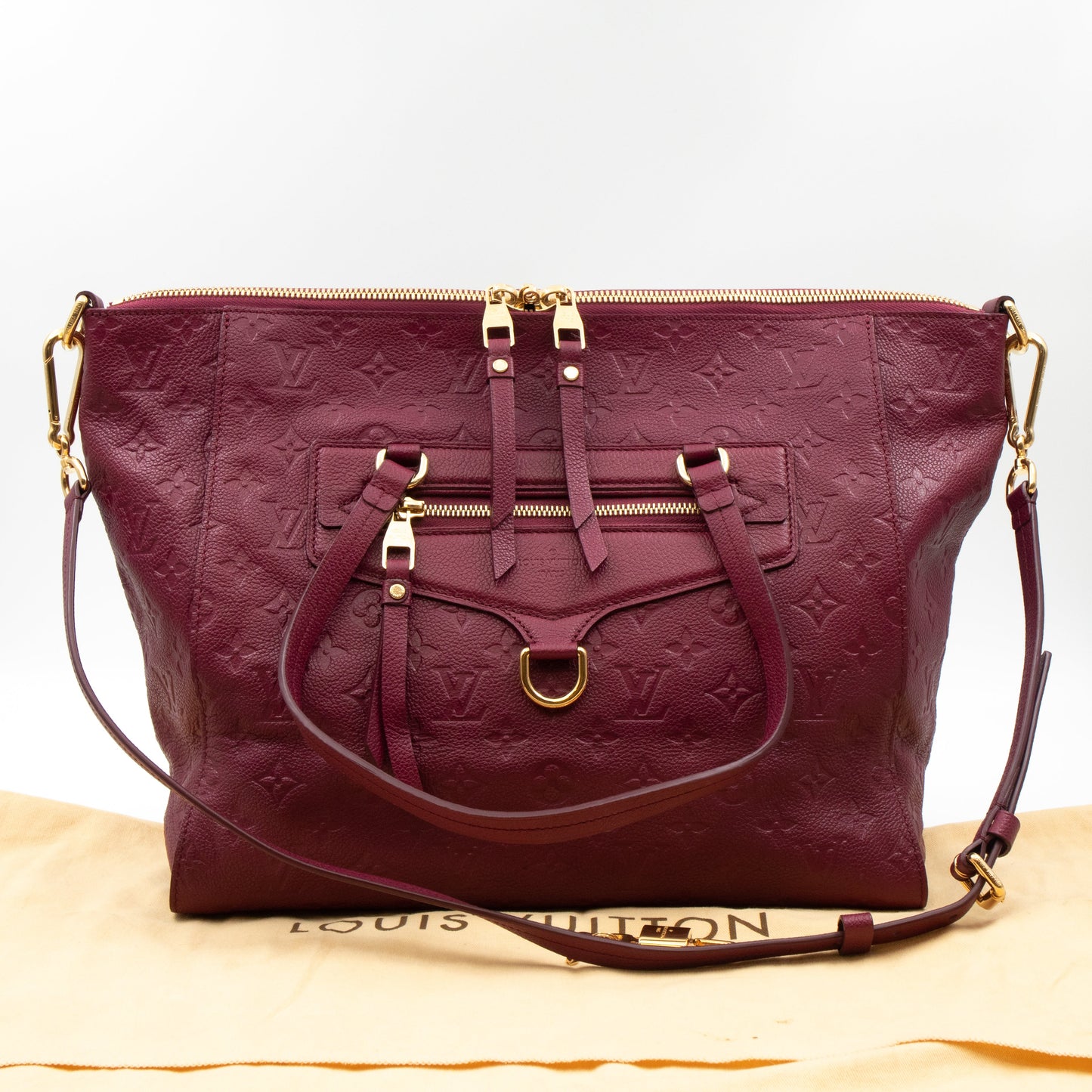Louis-vuitton Lumineuse PM Monogram Empreinte Burgundy