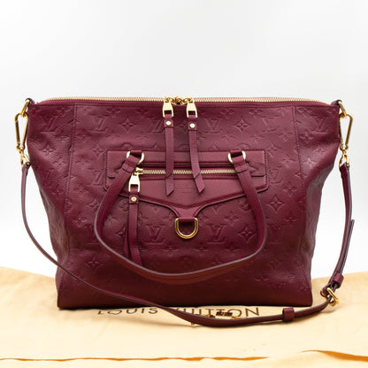Louis-vuitton Lumineuse PM Monogram Empreinte Burgundy