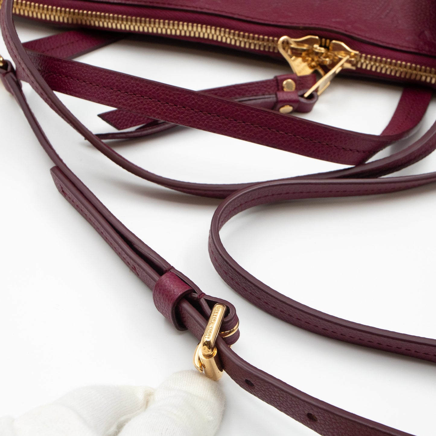 Louis-vuitton Lumineuse PM Monogram Empreinte Burgundy