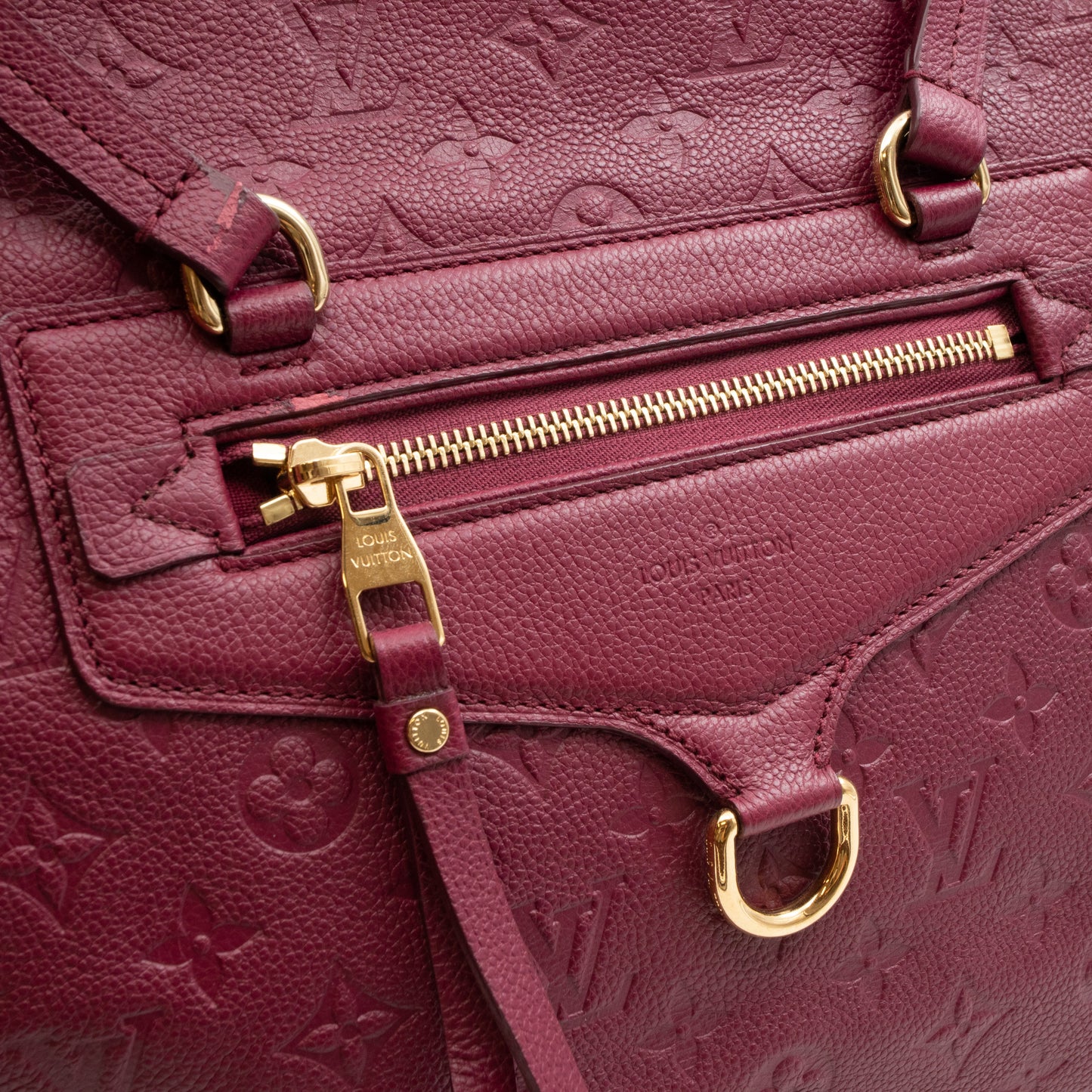 Louis-vuitton Lumineuse PM Monogram Empreinte Burgundy