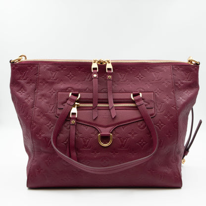 Louis-vuitton Lumineuse PM Monogram Empreinte Burgundy
