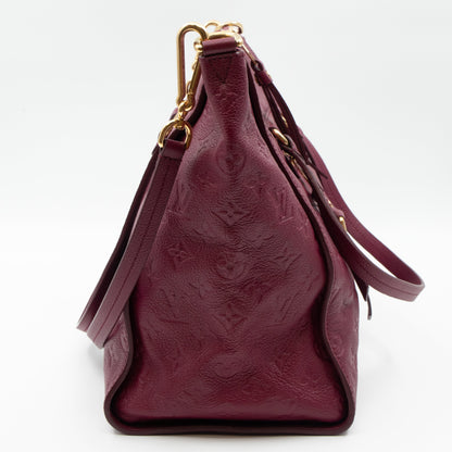 Louis-vuitton Lumineuse PM Monogram Empreinte Burgundy