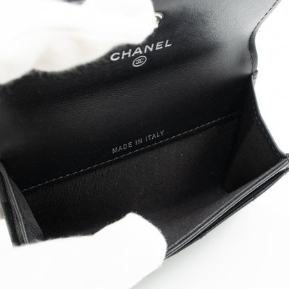 Boy Flap  Case Black Leather