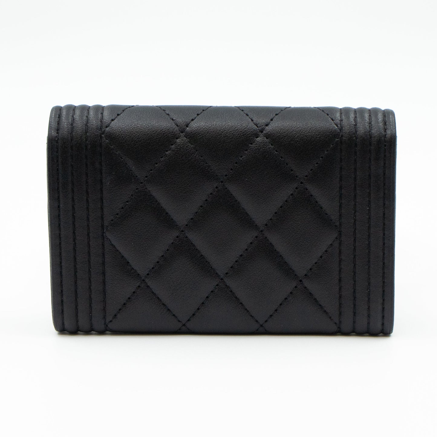 Boy Flap  Case Black Leather