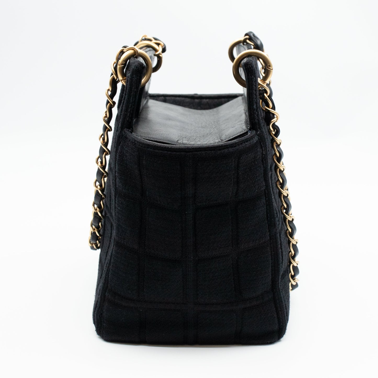 Rise-On Tote Chocolate Bar Black Cotton