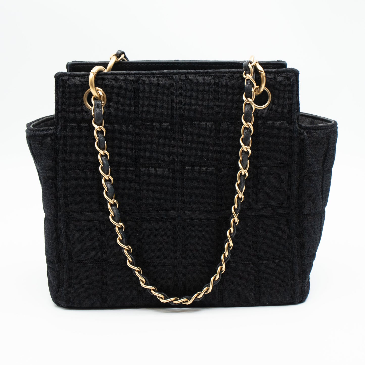 Rise-On Tote Chocolate Bar Black Cotton