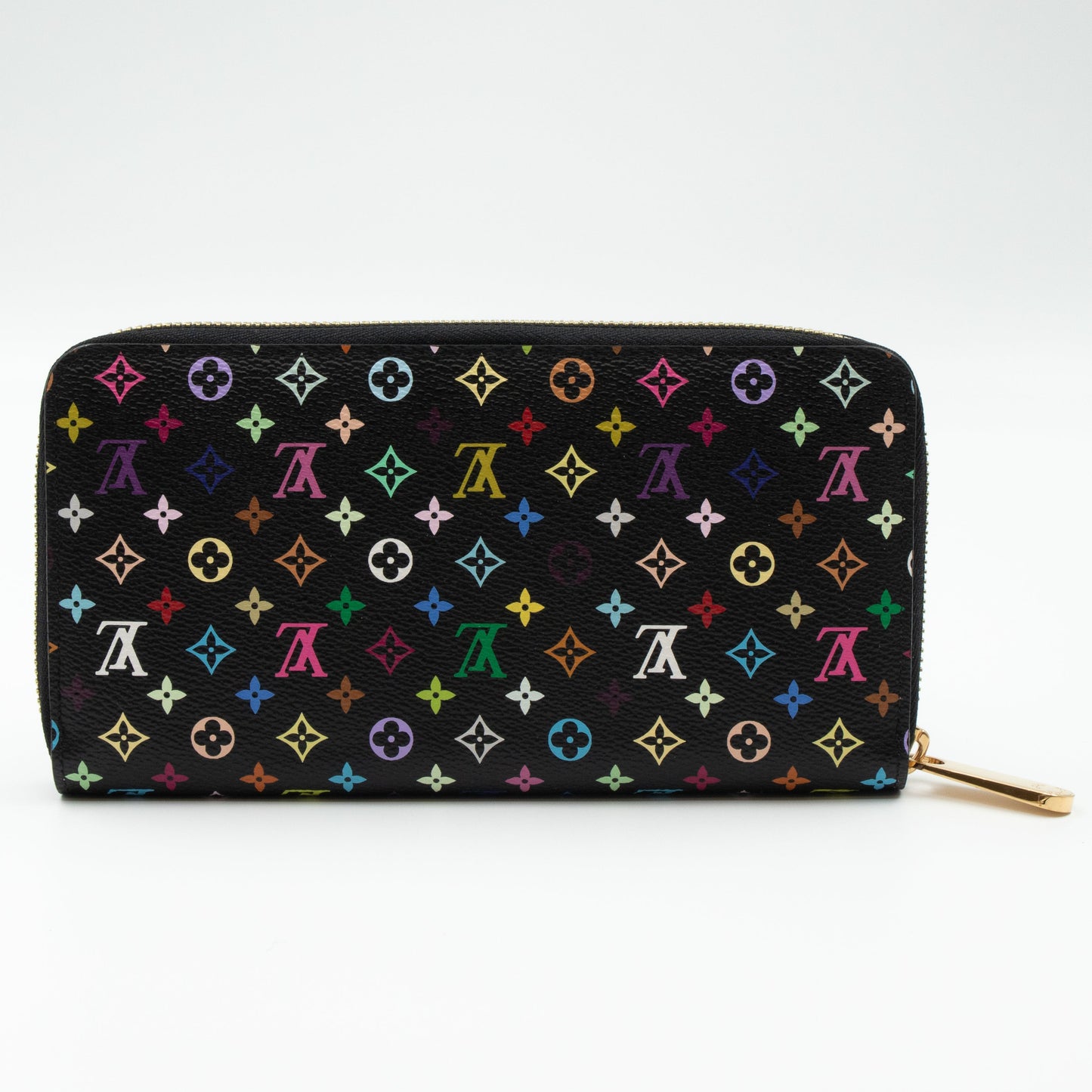 Louis-vuitton Zippy Wallet Black Multicolore