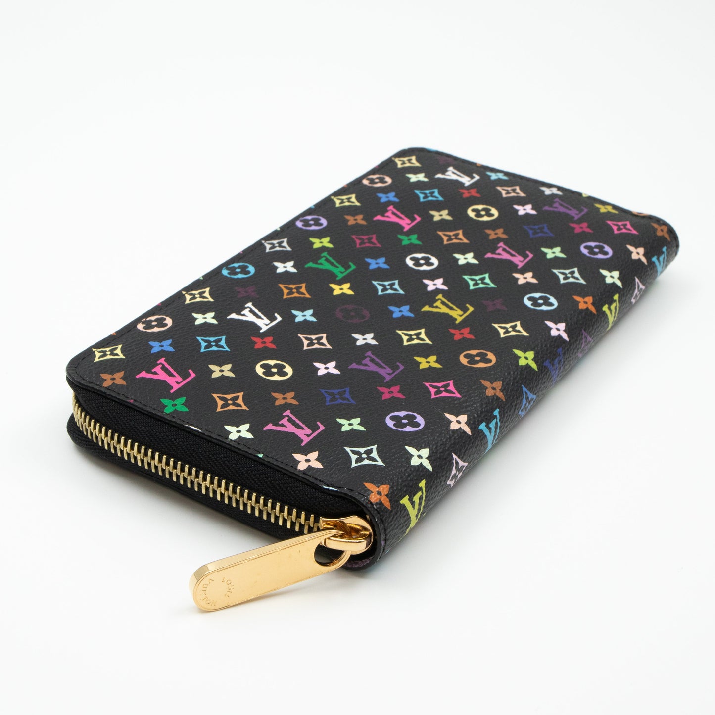 Louis-vuitton Zippy Wallet Black Multicolore