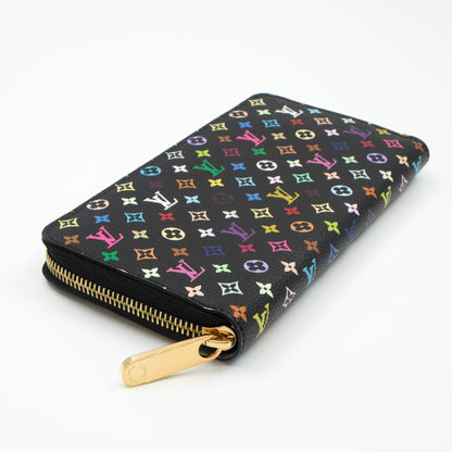 Louis-vuitton Zippy Wallet Black Multicolore