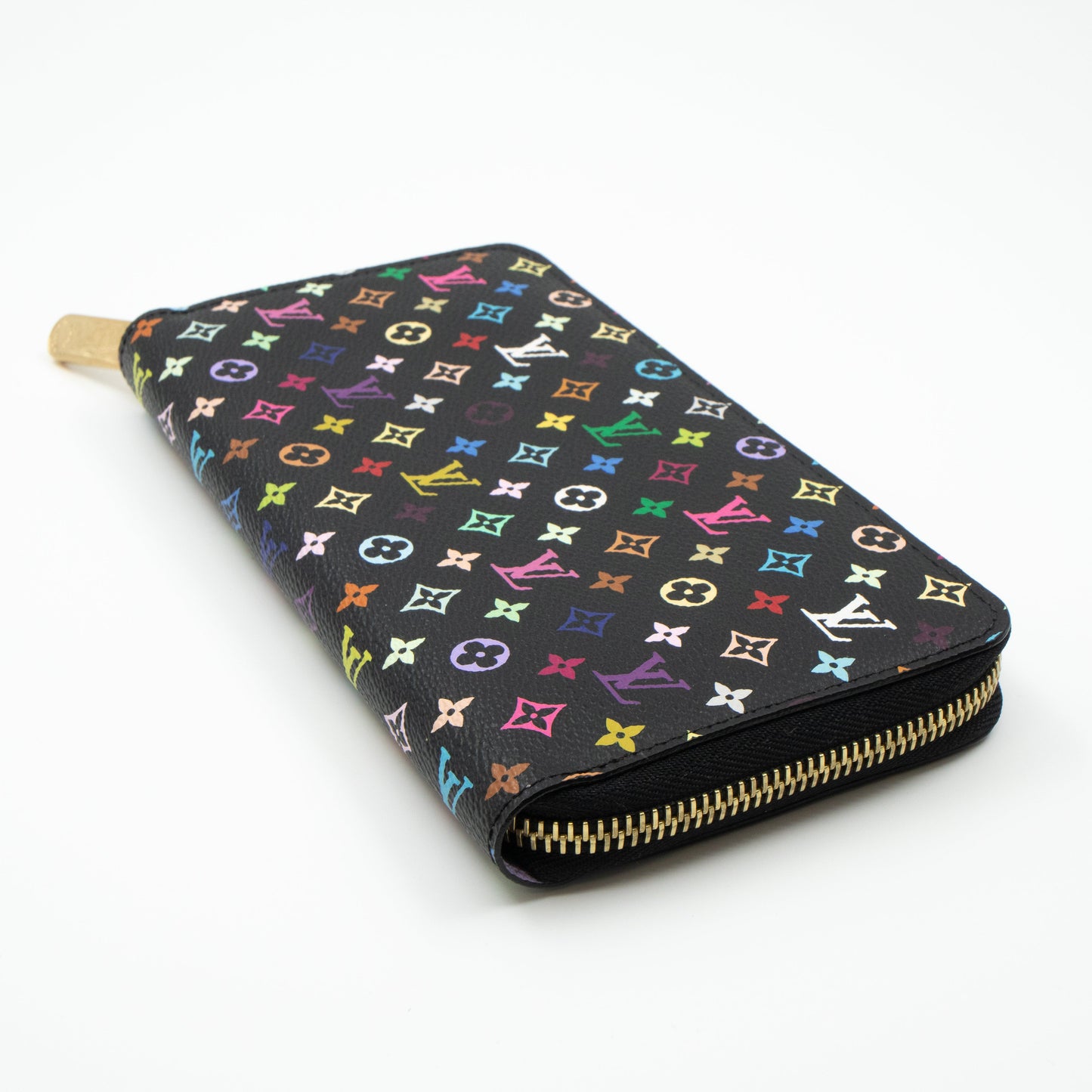 Louis-vuitton Zippy Wallet Black Multicolore