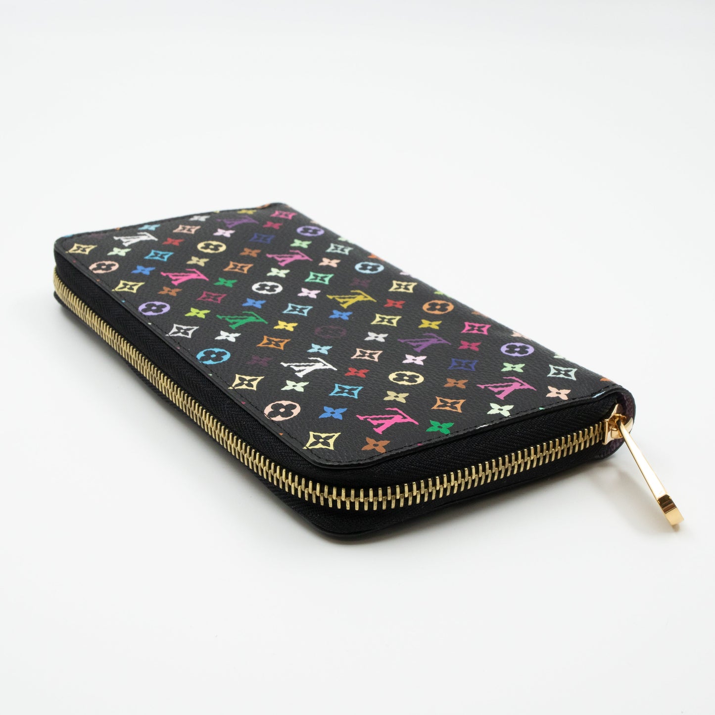 Louis-vuitton Zippy Wallet Black Multicolore
