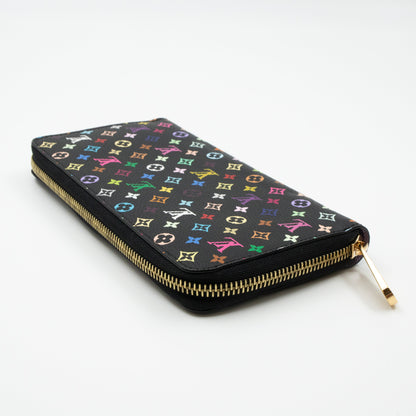 Louis-vuitton Zippy Wallet Black Multicolore