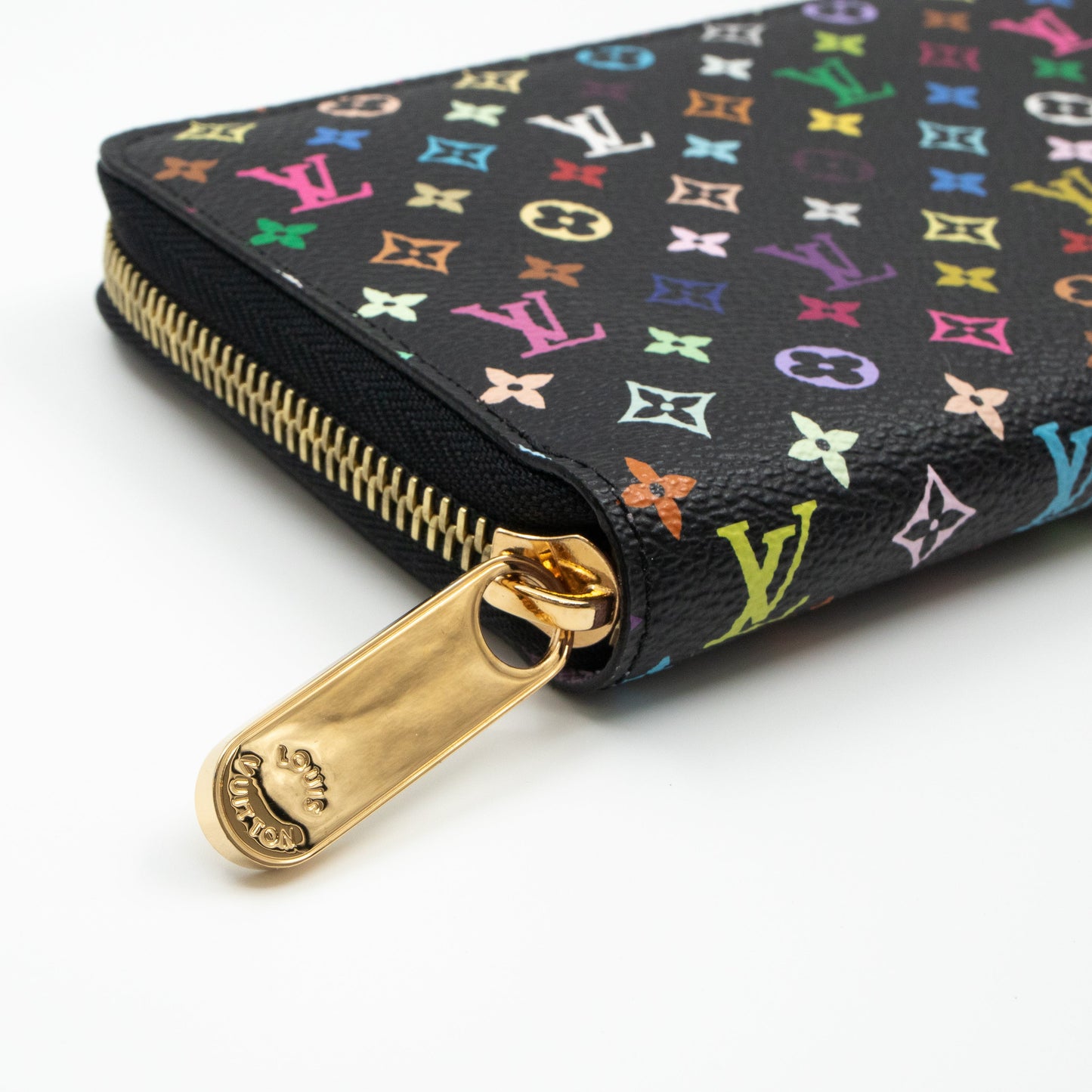 Louis-vuitton Zippy Wallet Black Multicolore