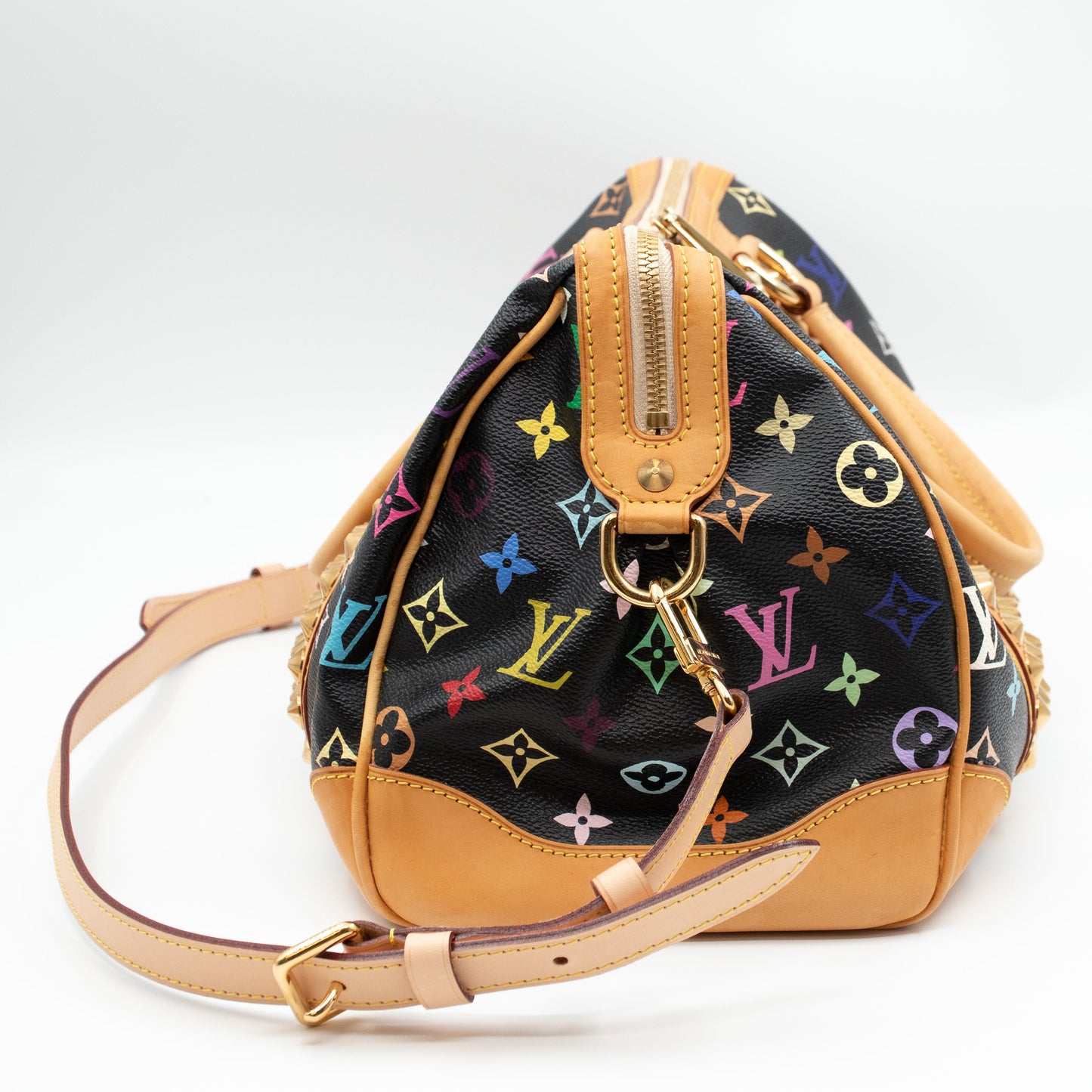 Louis-vuitton Courtney MM Multicolore Black