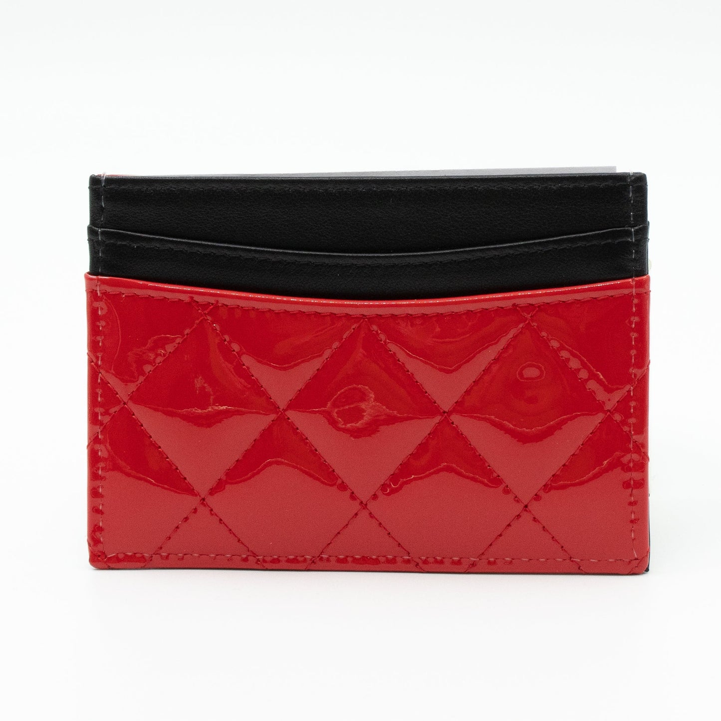 Holder Black Red Patent Leather