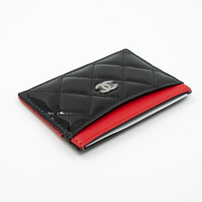 Holder Black Red Patent Leather