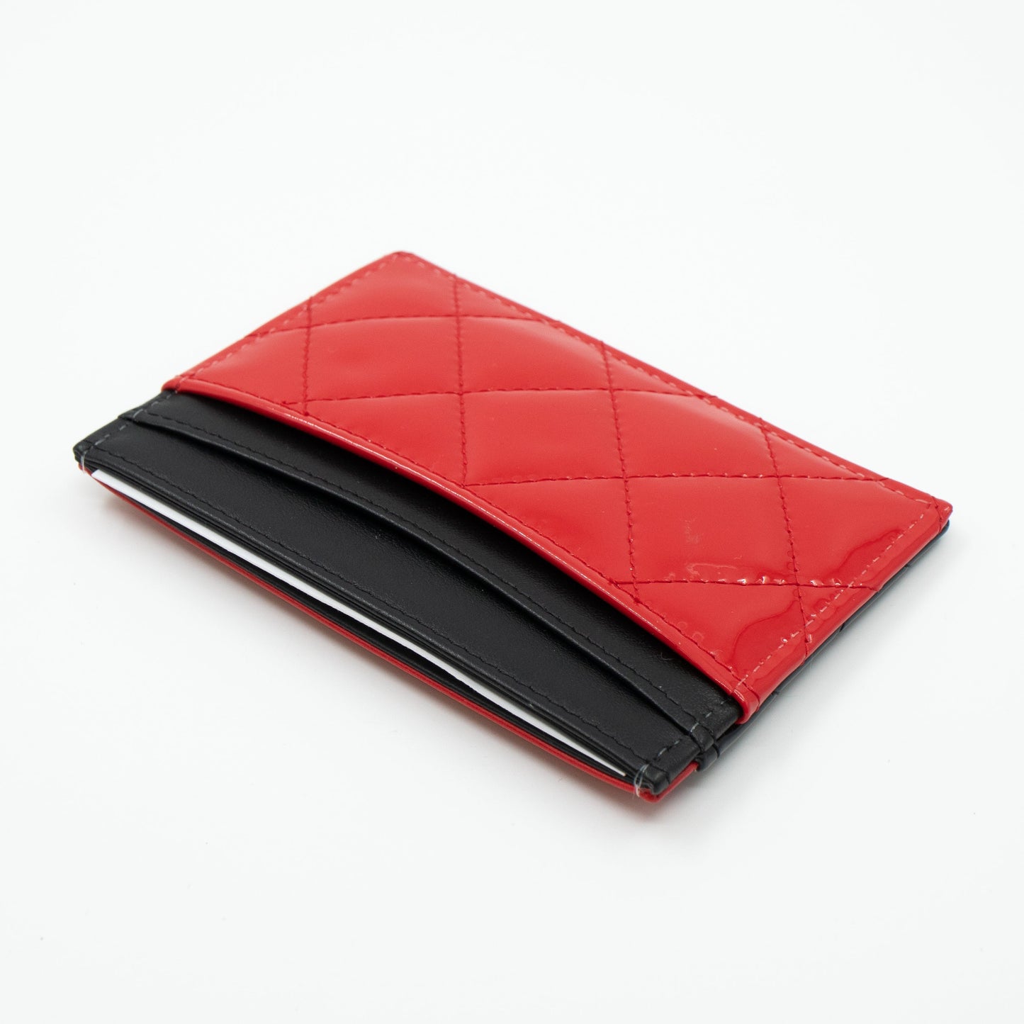 Holder Black Red Patent Leather