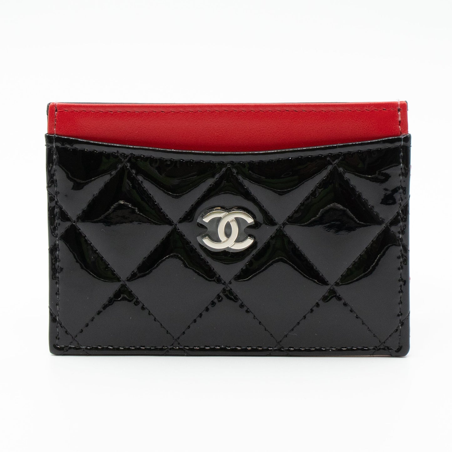 Holder Black Red Patent Leather