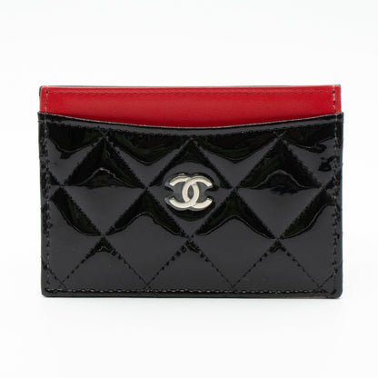 Holder Black Red Patent Leather
