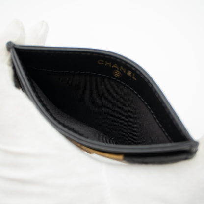 Holder Black & Gold Leather