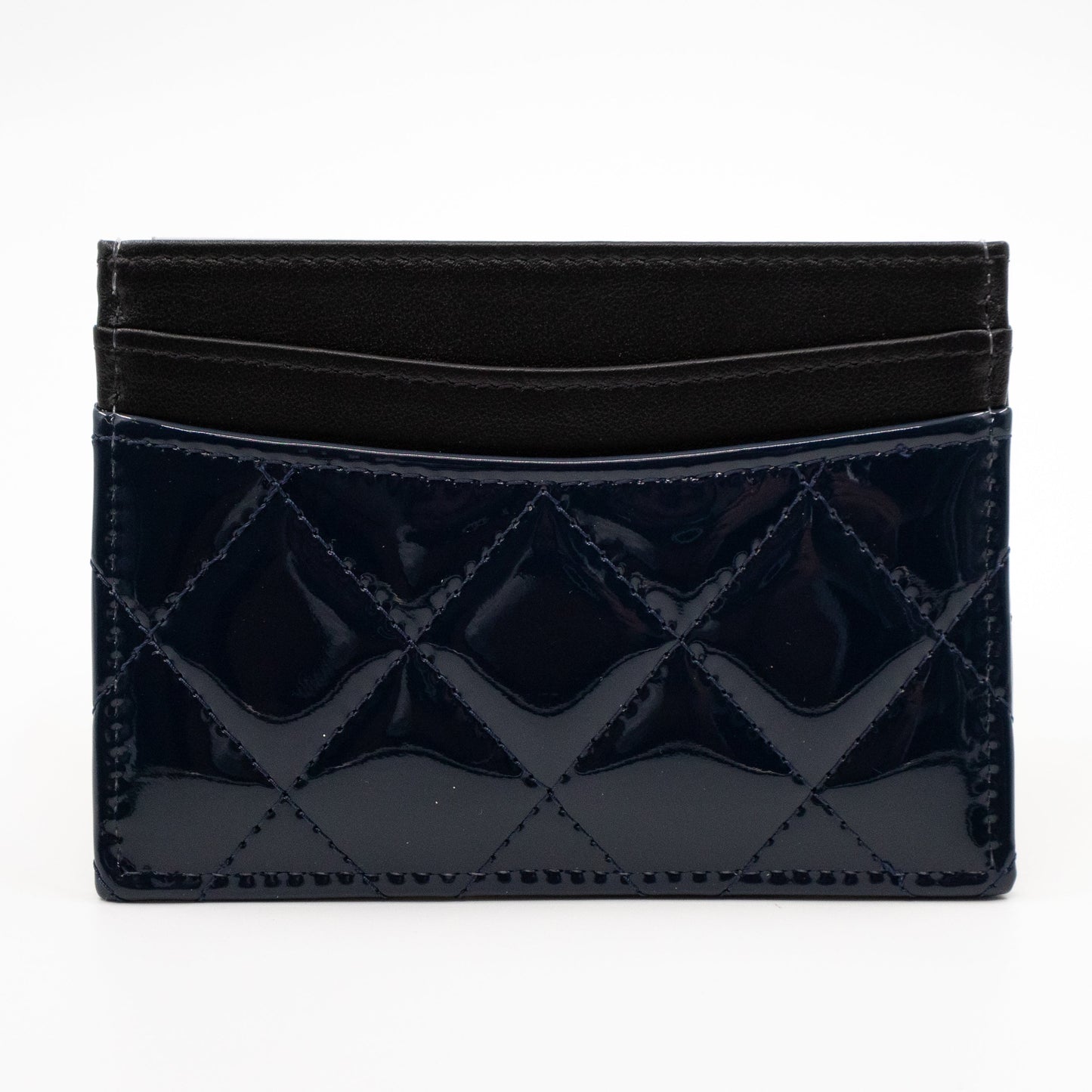 Holder Black Blue Patent Leather