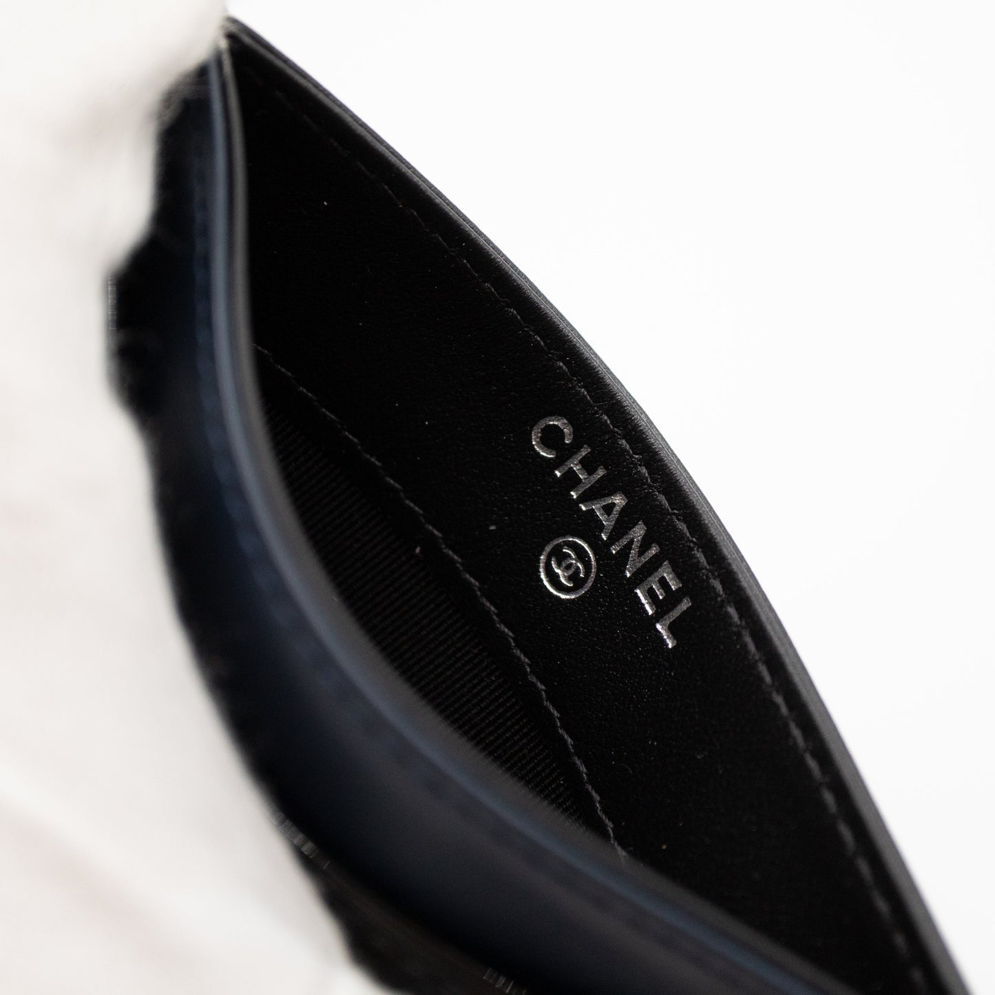 Holder Black Blue Patent Leather