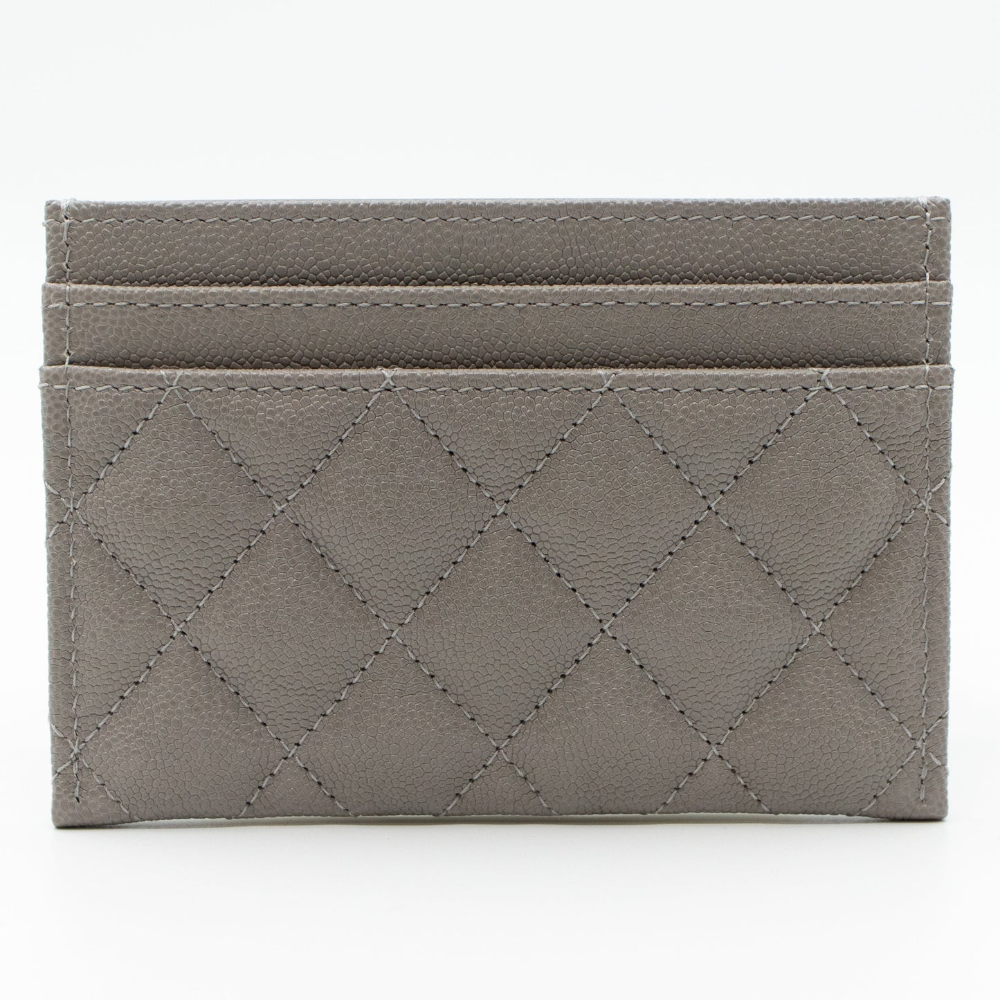 Boy Classic Card Holder Grey Caviar