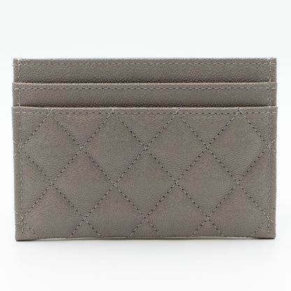 Boy Classic Card Holder Grey Caviar