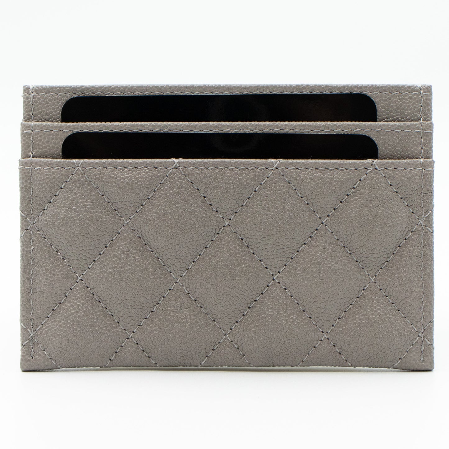 Boy Classic Card Holder Grey Caviar