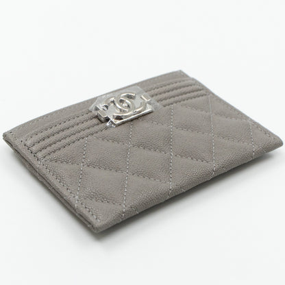 Boy Classic  Holder Grey Caviar