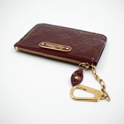 Louis-vuitton Key Pouch Vernis Rouge Fauviste