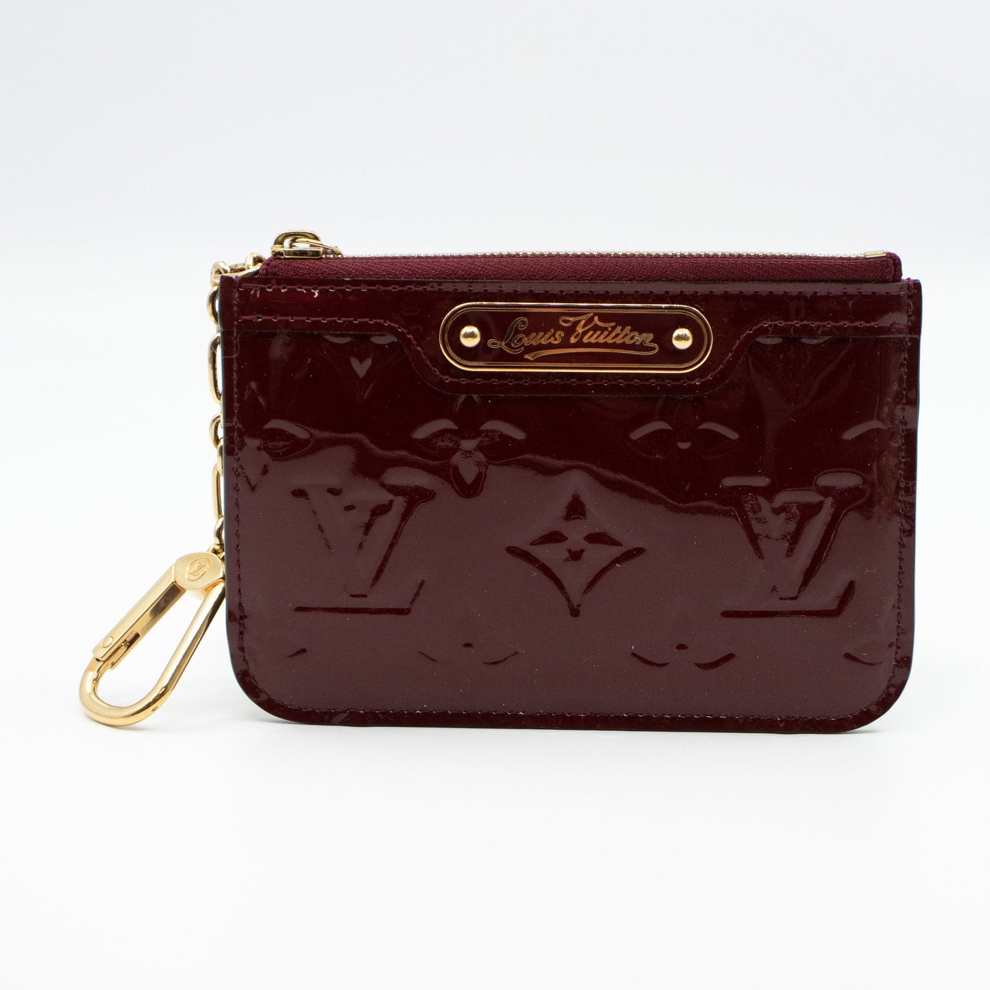 Louis-vuitton Key Pouch Vernis Rouge Fauviste
