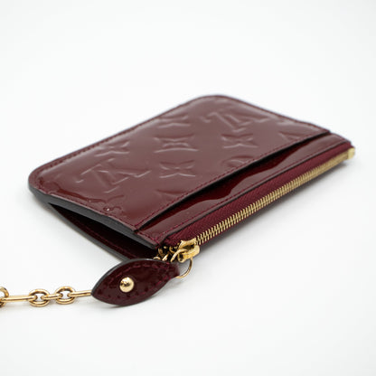 Louis-vuitton Key Pouch Vernis Rouge Fauviste