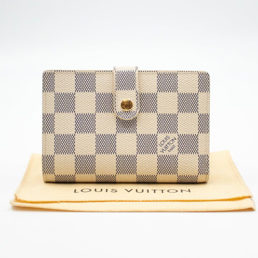 Louis-vuitton Viennois Wallet Damier Azur