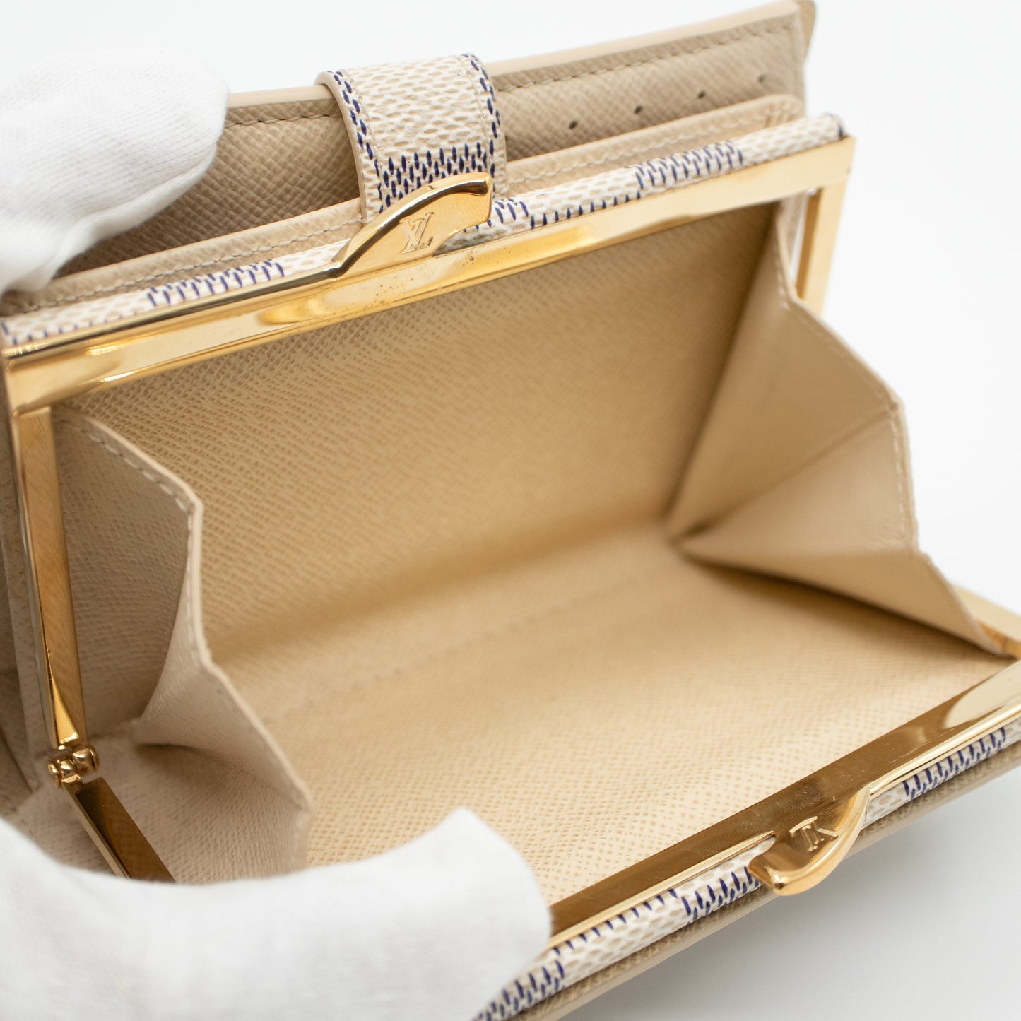 Louis-vuitton Viennois Wallet Damier Azur