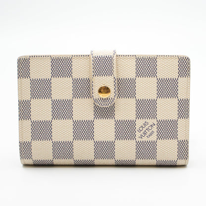 Louis-vuitton Viennois Wallet Damier Azur