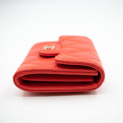 Classic Flap  Case Coral Leather