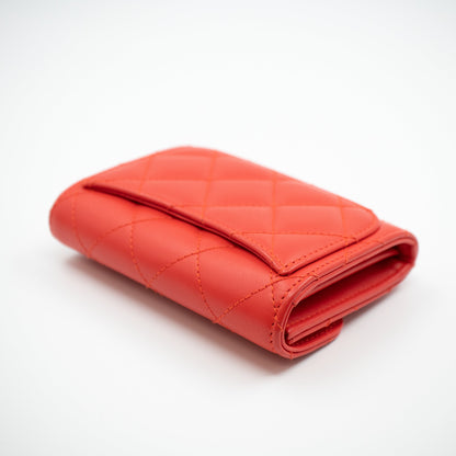 Classic Flap  Case Coral Leather