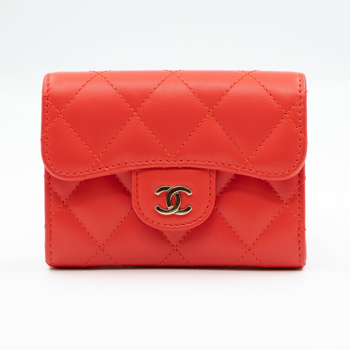 Classic Flap  Case Coral Leather