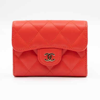 Classic Flap  Case Coral Leather
