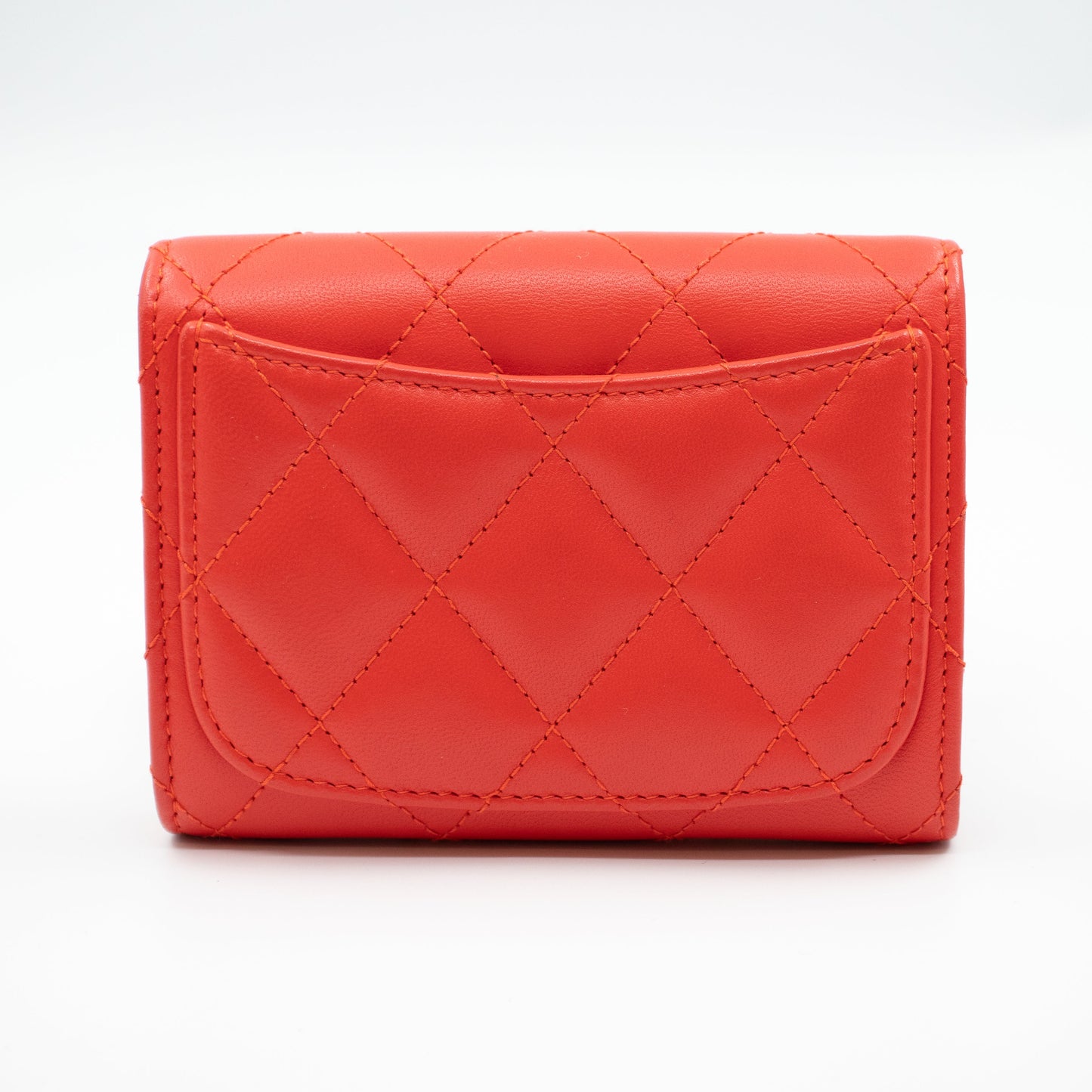 Classic Flap  Case Coral Leather