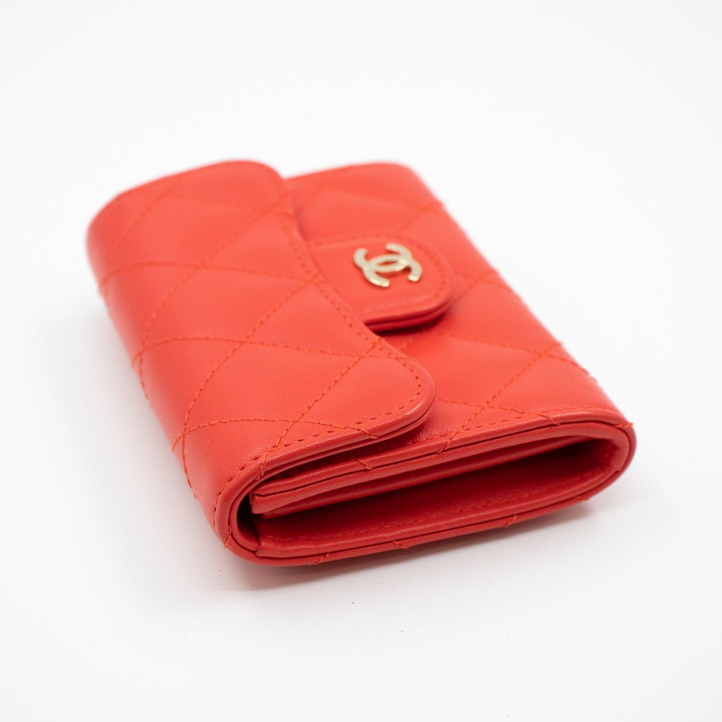 Classic Flap  Case Coral Leather