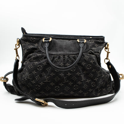 Louis-vuitton Neo Cabby MM Black Denim