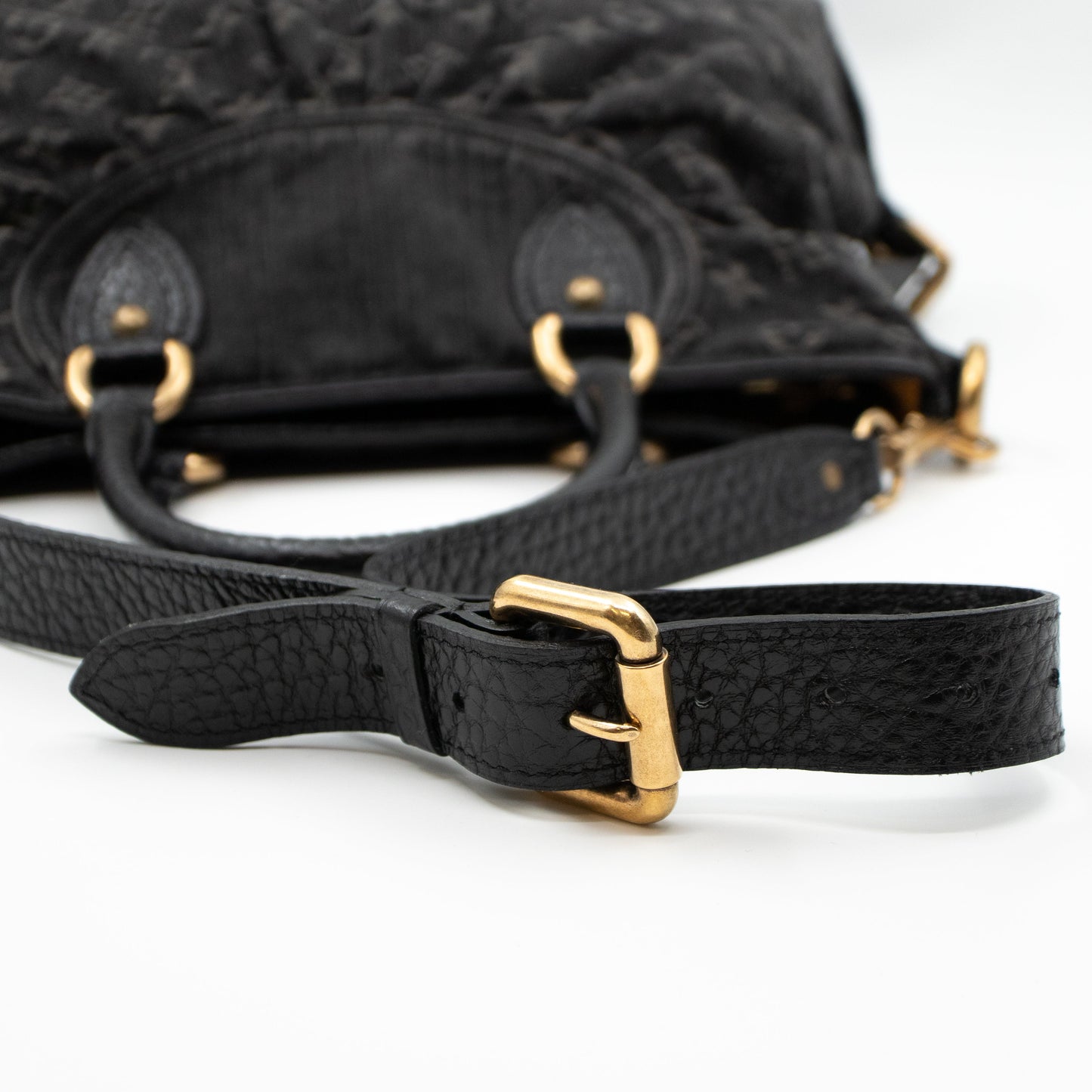 Louis-vuitton Neo Cabby MM Black Denim
