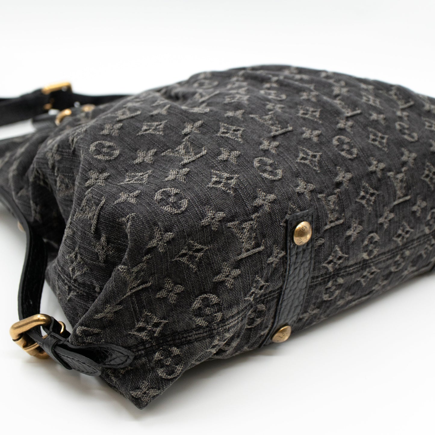 Louis-vuitton Neo Cabby MM Black Denim