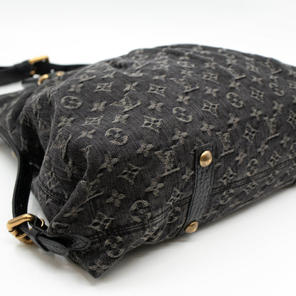 Louis-vuitton Neo Cabby MM Black Denim