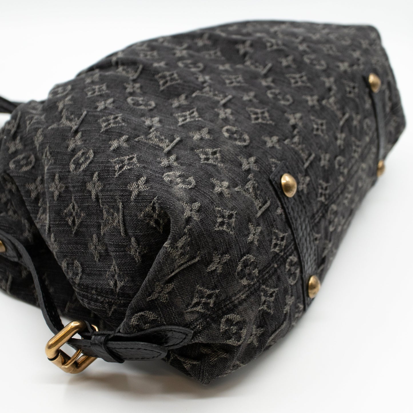 Louis-vuitton Neo Cabby MM Black Denim